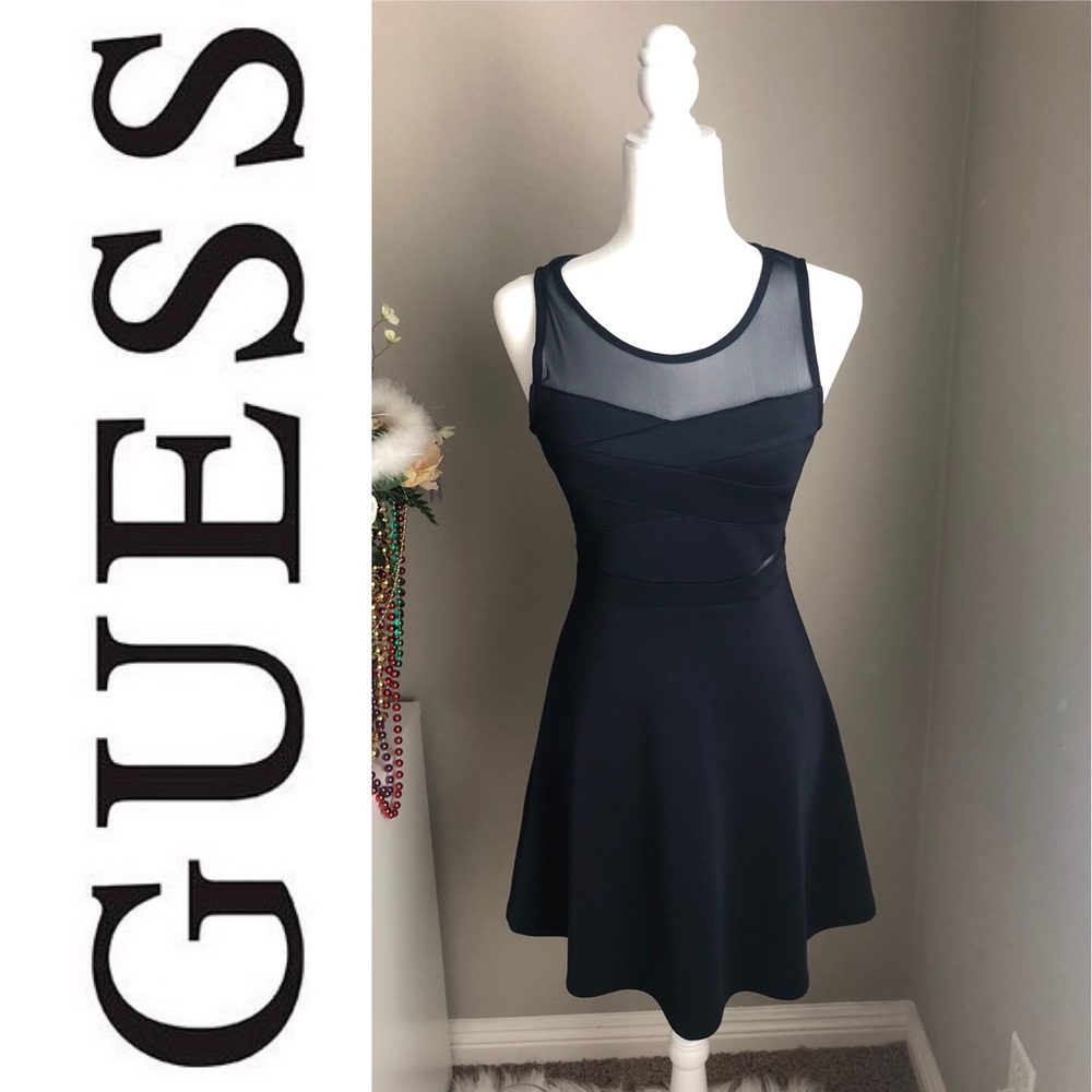 ❤️GUESS Women’s Navy Midi Dress